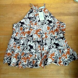 Women’s Halter Peplum Top